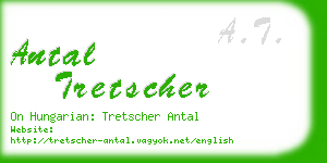 antal tretscher business card